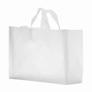 Frosted Soft Loop Handle Bags (16" x 6" x 12")