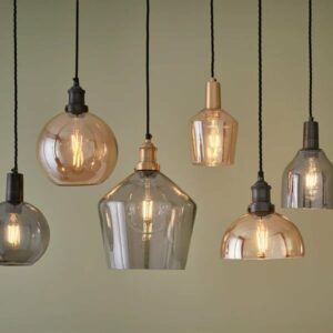 Pendant Lights (Type: Glass Shade)